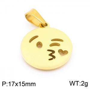 Stainless Steel Gold-plating Pendant - KP100755-Z
