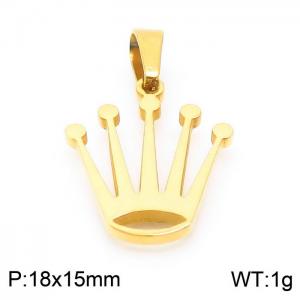 Stainless Steel Gold-plating Pendant - KP100759-Z