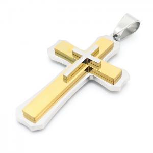 Stainless Steel Cross Pendant - KP100946-TBC