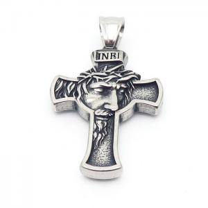 Stainless Steel Cross Pendant - KP109200-MI