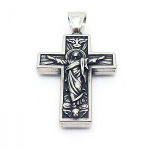 Stainless Steel Cross Pendant - KP109201-MI