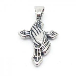 Stainless Steel Cross Pendant - KP109202-MI