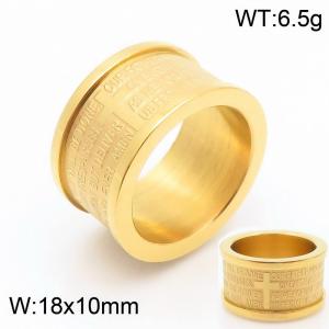 Stainless Steel Gold-plating Pendant - KP111121-HR