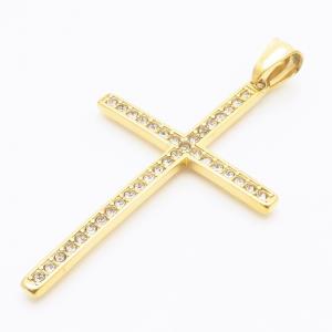 Stainless Steel Cross Pendant - KP115321-TOM