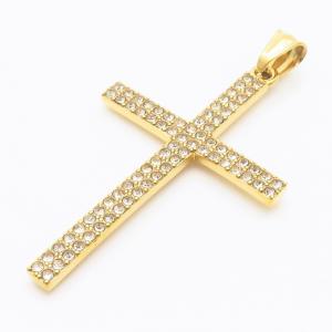 Stainless Steel Cross Pendant - KP115323-TOM