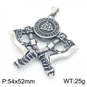 Stainless Steel Popular Pendant - KP115704-TGX