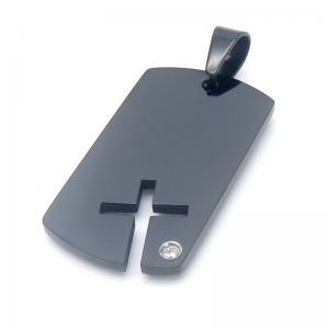 Stainless Steel Black-plating Pendant - KP115825-HR