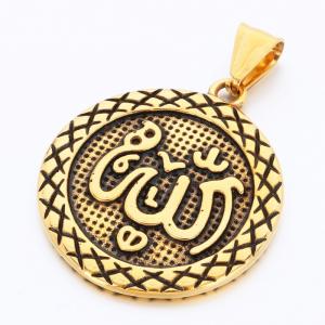 Stainless Steel Gold-plating Pendant - KP115911-MI