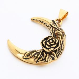Stainless Steel Gold-plating Pendant - KP115941-MI