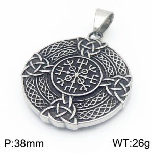 Punk style retro personalized stainless steel creative Viking cross Celtic knot pendant - KP116180-MZOZ