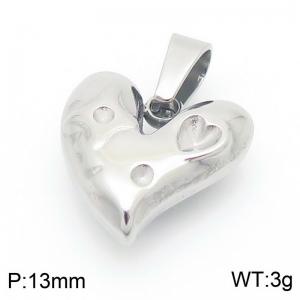 Stainless steel heart-shaped DIY jewelry accessories - KP116190-Z