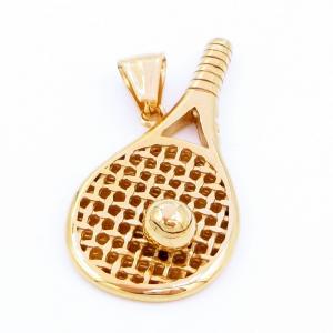 Stainless Steel Gold-plating Pendant - KP116238-HR