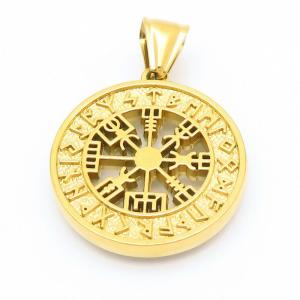 Stainless Steel Gold-plating Pendant - KP116249-TK