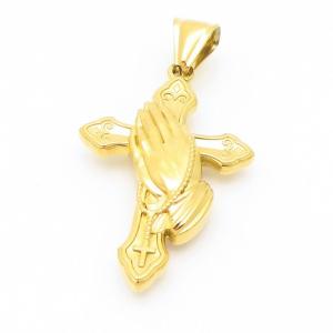 Stainless Steel Cross Pendant - KP116252-TK