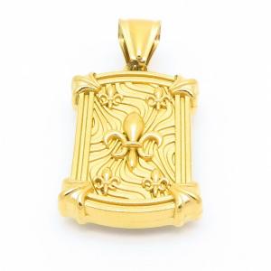 Stainless Steel Gold-plating Pendant - KP116259-TK