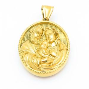 Stainless Steel Gold-plating Pendant - KP116275-TK