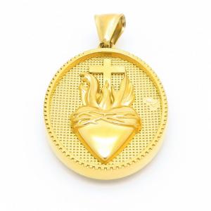 Stainless Steel Gold-plating Pendant - KP116278-TK