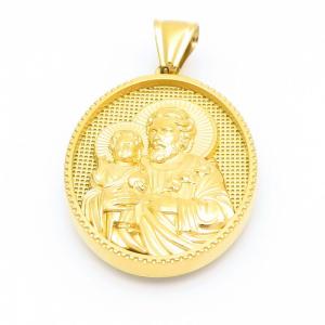 Stainless Steel Gold-plating Pendant - KP116279-TK