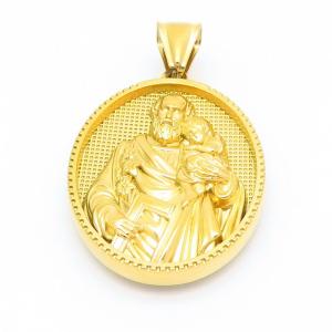 Stainless Steel Gold-plating Pendant - KP116280-TK