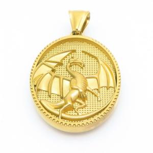 Stainless Steel Gold-plating Pendant - KP116284-TK