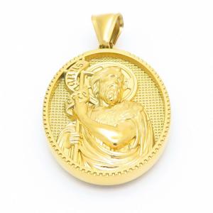 Stainless Steel Gold-plating Pendant - KP116306-TK