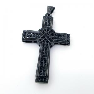 Stainless Steel Cross Pendant - KP116441-HR