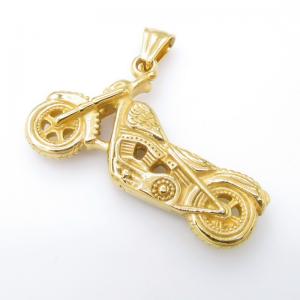 Stainless Steel Gold-plating Pendant - KP116443-HR