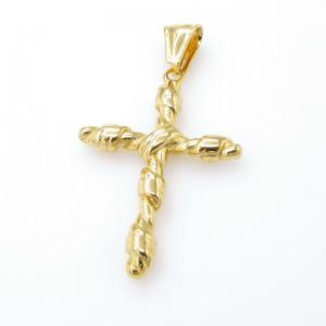 Stainless Steel Cross Pendant - KP116446-HR