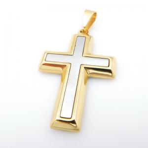 Stainless Steel Cross Pendant - KP116452-HR