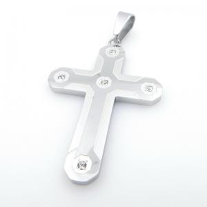 Stainless Steel Cross Pendant - KP116456-HR
