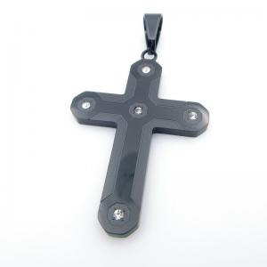 Stainless Steel Cross Pendant - KP116457-HR