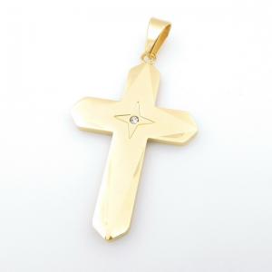 Stainless Steel Cross Pendant - KP116466-HR