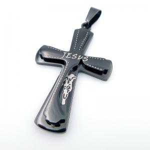 Stainless Steel Cross Pendant - KP116472-HR