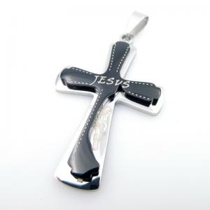 Stainless Steel Cross Pendant - KP116474-HR