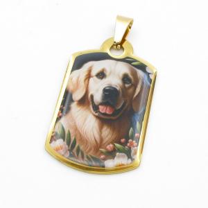 Stainless Steel Gold-plating Pendant - KP116529-KD