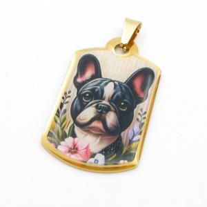 Stainless Steel Gold-plating Pendant - KP116530-KD