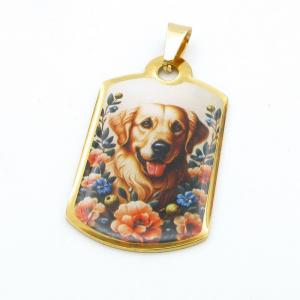 Stainless Steel Gold-plating Pendant - KP116533-KD