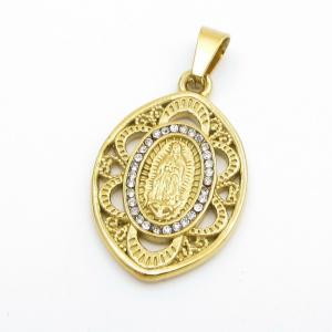Stainless Steel Gold-plating Pendant - KP116535-KD
