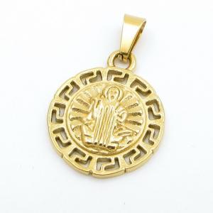 Stainless Steel Gold-plating Pendant - KP116539-KD