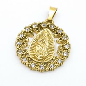 Stainless Steel Gold-plating Pendant - KP116543-KD