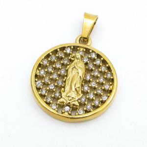 Stainless Steel Gold-plating Pendant - KP116545-KD
