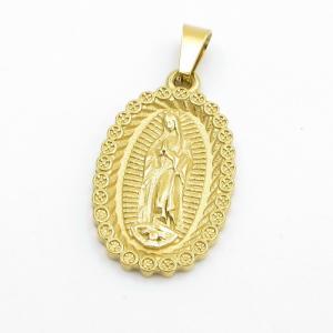 Stainless Steel Gold-plating Pendant - KP116547-KD