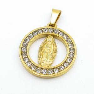 Stainless Steel Gold-plating Pendant - KP116549-KD