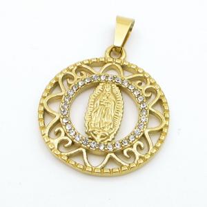 Stainless Steel Gold-plating Pendant - KP116551-KD