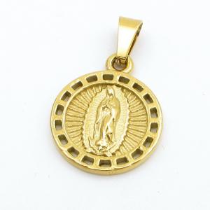 Stainless Steel Gold-plating Pendant - KP116553-KD