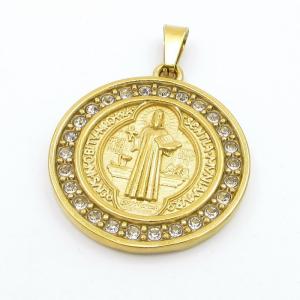 Stainless Steel Gold-plating Pendant - KP116555-KD