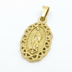 Stainless Steel Gold-plating Pendant - KP116571-KD