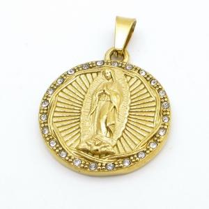 Stainless Steel Gold-plating Pendant - KP116577-KD