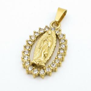 Stainless Steel Gold-plating Pendant - KP116581-KD