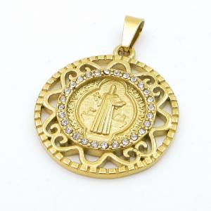 Stainless Steel Gold-plating Pendant - KP116591-KD